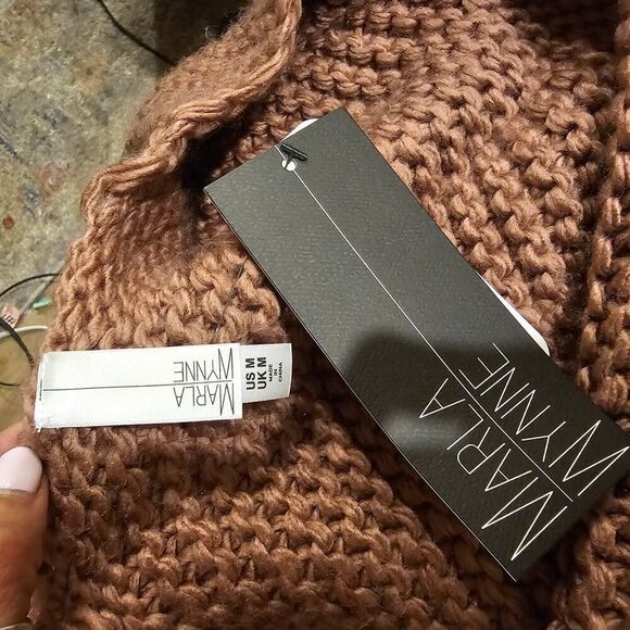 NWT MarlaWynne Chunky Knit Cardigan Size M - Picture 6 of 7